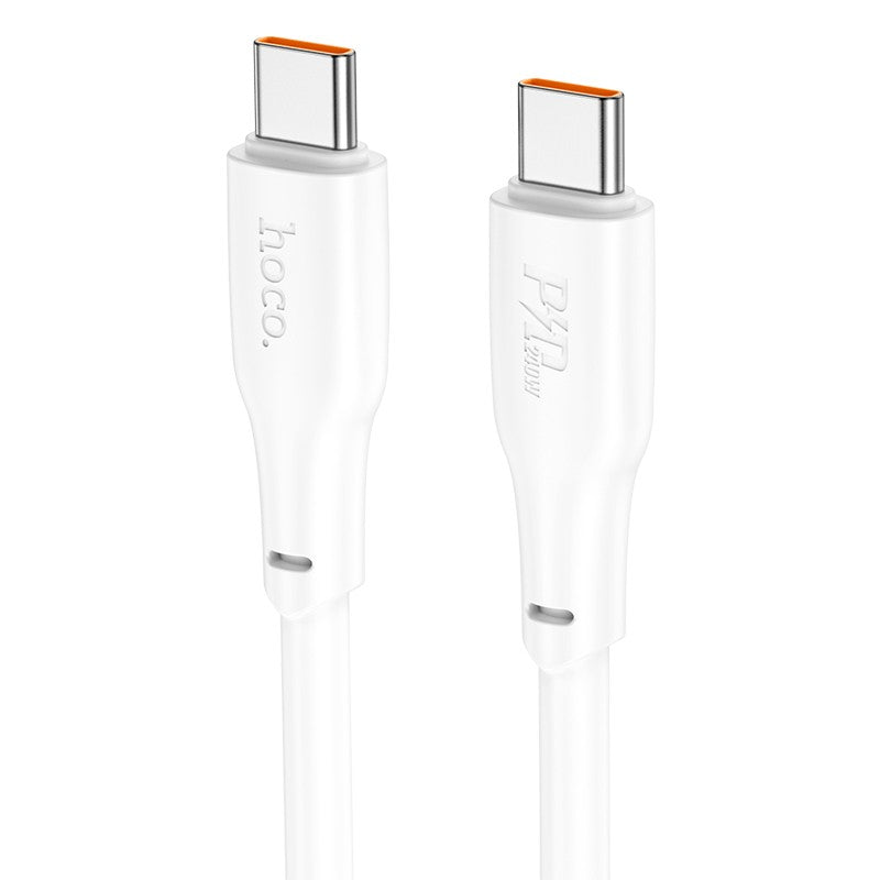 Juhe Hoco X93 100W USB-C to USB-C 2m valge — SkyMobile e-pood