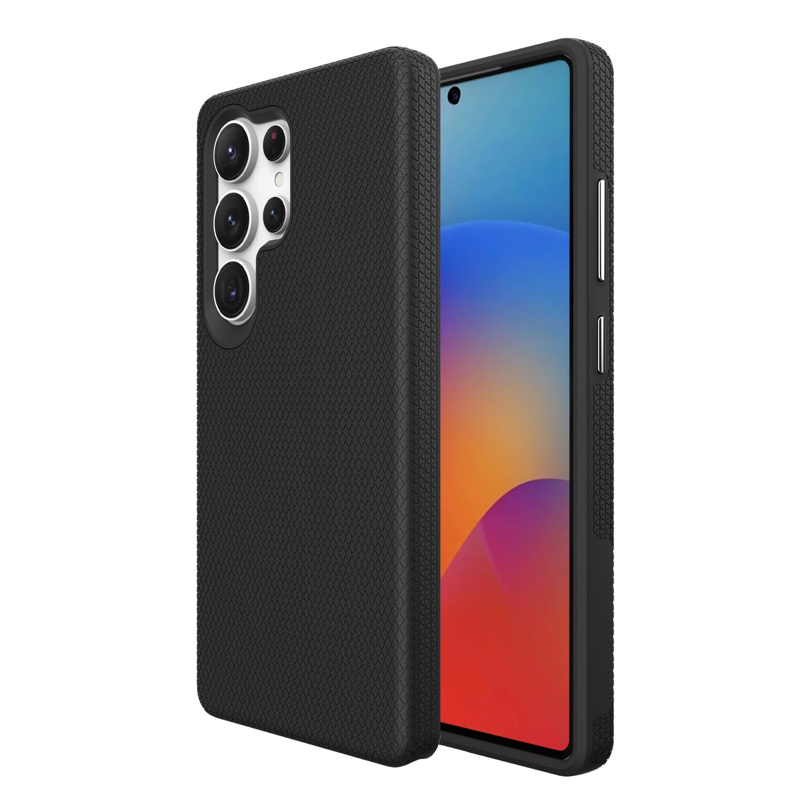 Ümbris Perfectionists Triangle Case Samsung S25 Ultra must — SkyMobile e-pood