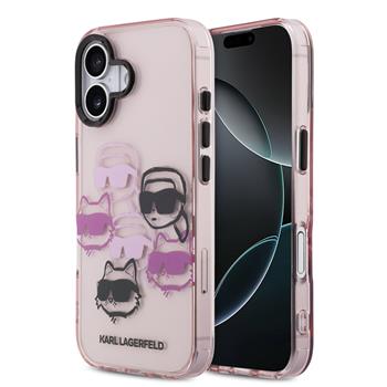 Karl Lagerfeld IML Multi K&CH Heads Ümbris iPhone 17 (roosa) — SkyMobile e-pood