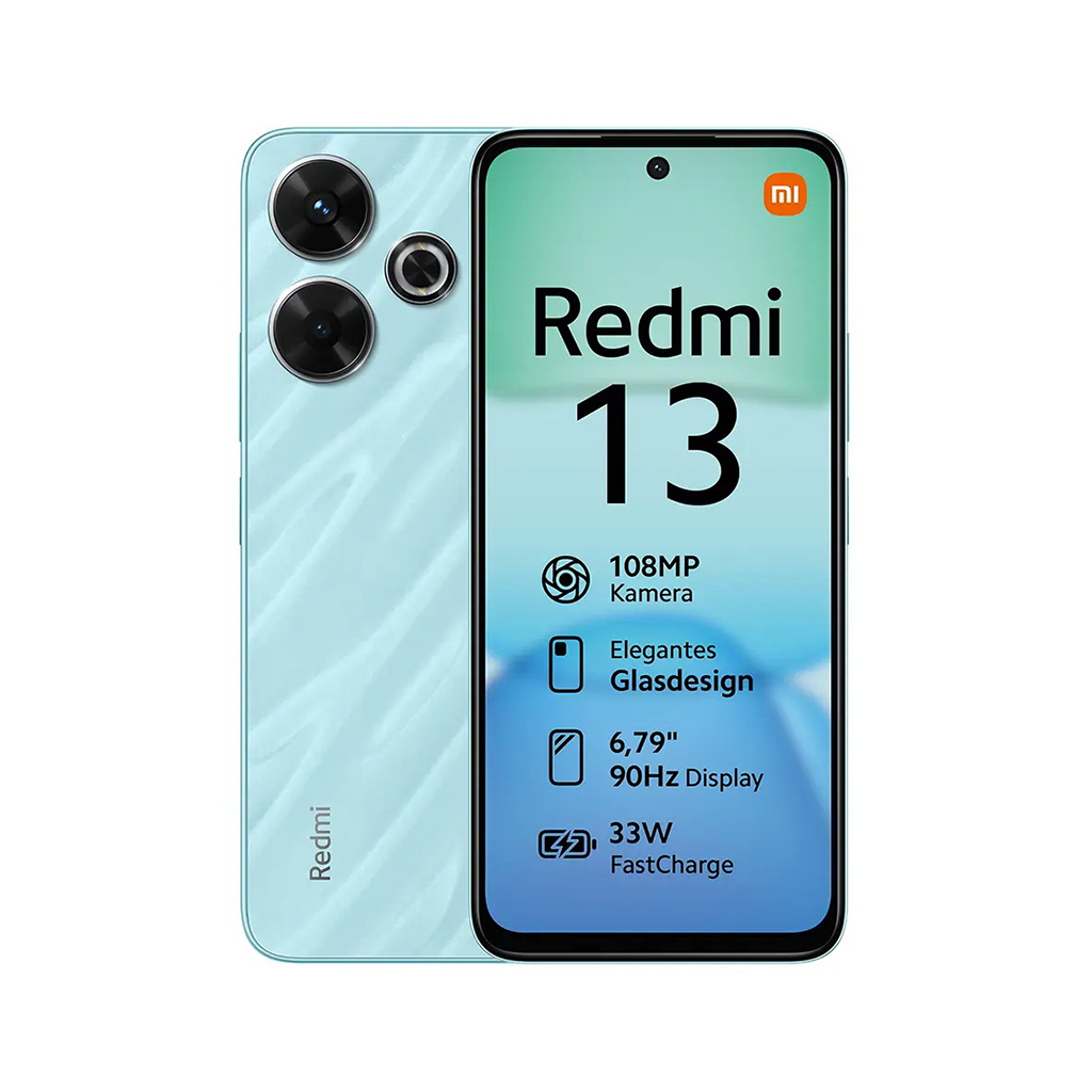Telefon Redmi 13 8/256Gb Grade A UUS garantii 1a (ocean blue) — SkyMobile e-pood