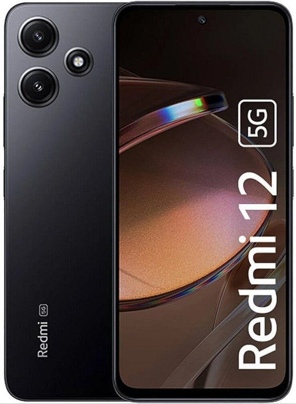 Telefon kasutatud Xiaomi Redmi 12 5G 4/128 Grade B (must) — SkyMobile e-pood