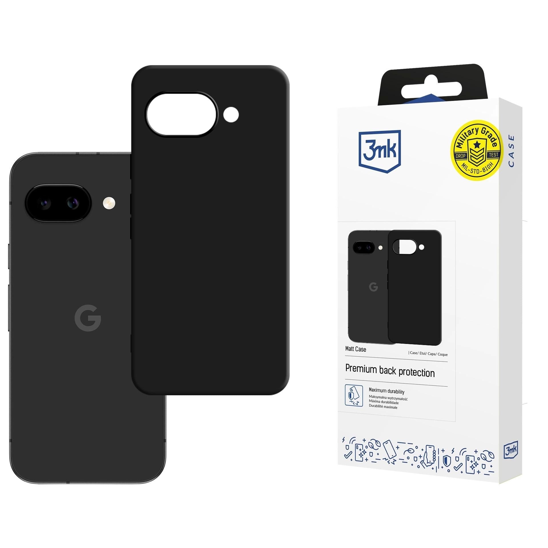 Silikoon 3MK Matt Case Google Pixel 10A (must) — SkyMobile e-pood
