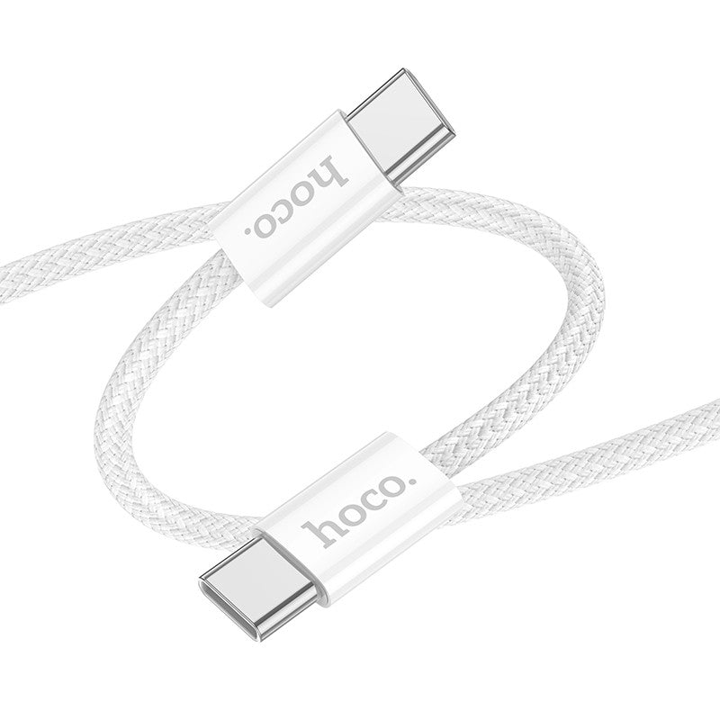 Juhe Hoco X104 60W USB-C to USB-C (2m / valge) — SkyMobile e-pood