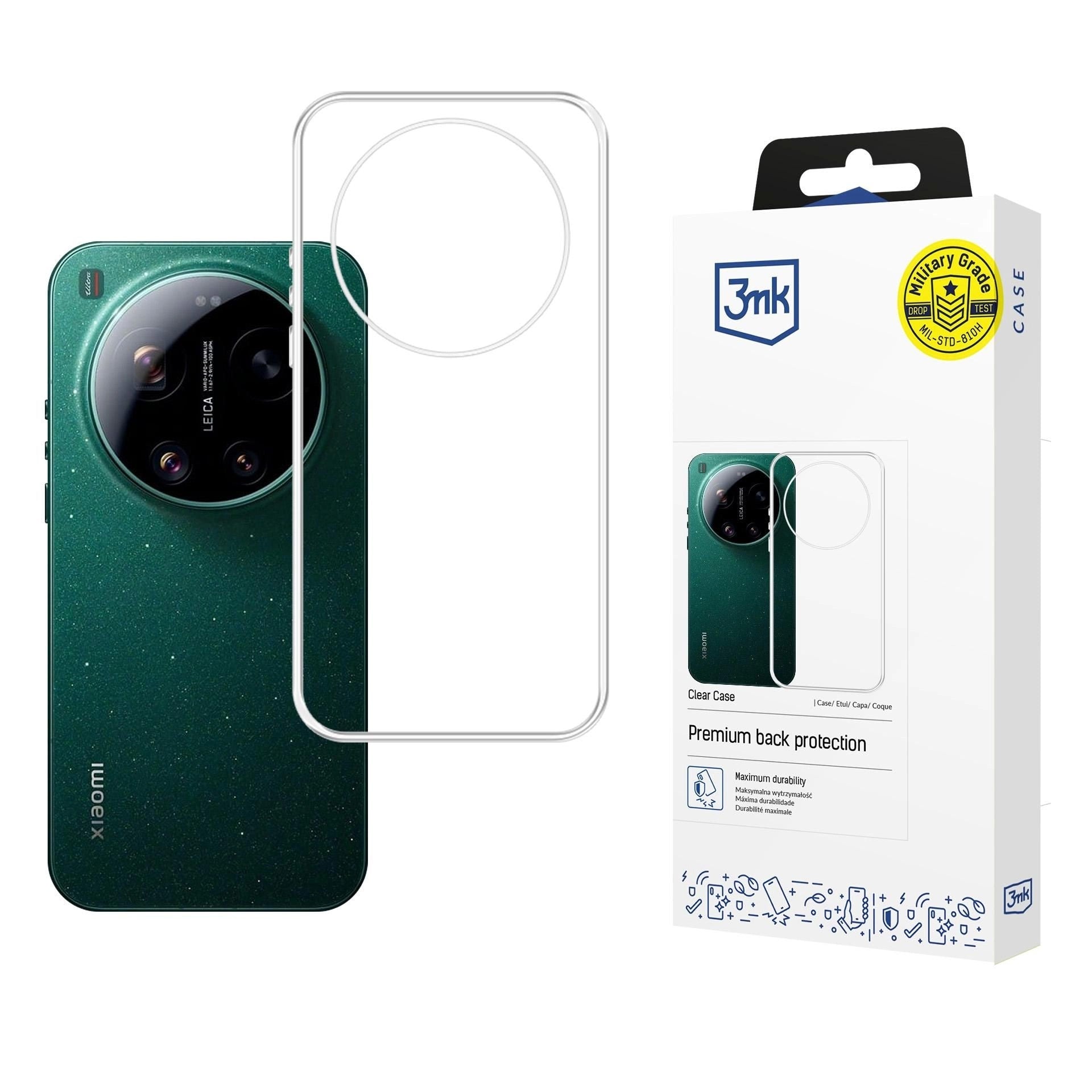 Silikoon 3mk Clear Case 1,2mm Xiaomi 17 Ultra (läbipaistev) — SkyMobile e-pood