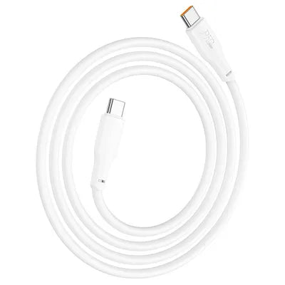 Juhe Hoco X93 100W USB-C to USB-C (1m / valge) — SkyMobile e-pood