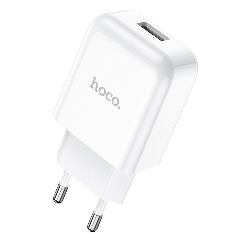 Laadija Hoco N2 USB-A 2A 10W (valge) — SkyMobile e-pood