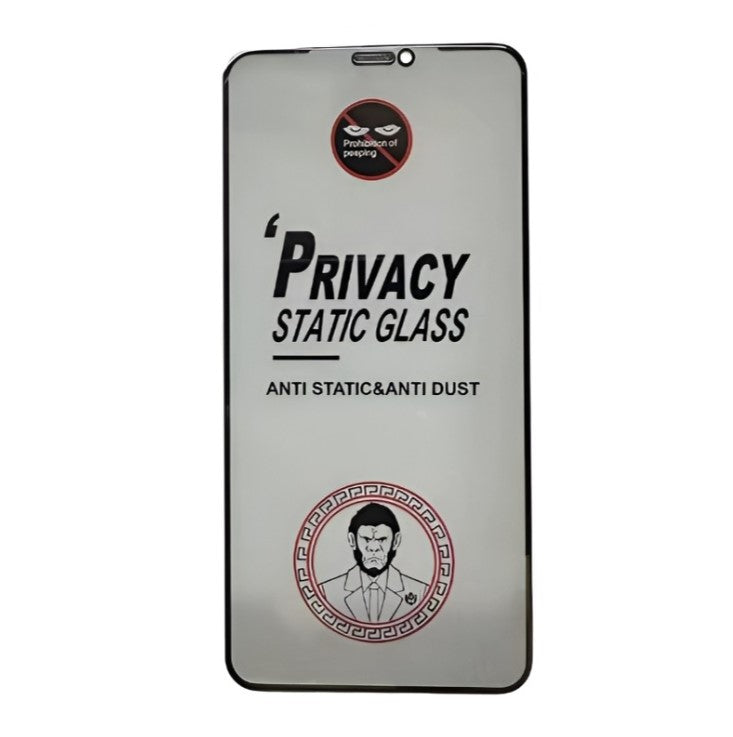 Kaitseklaas ESD Anti-Static Privacy Full Glue iPhone X/ XS/ 11 Pro (must) — SkyMobile e-pood