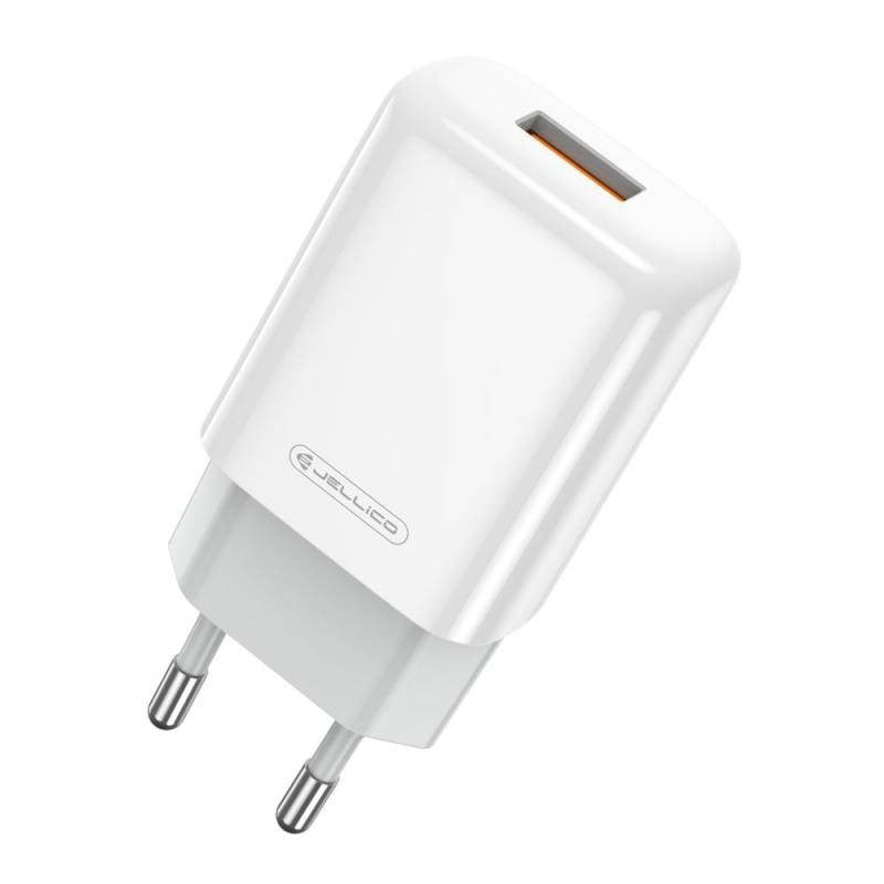 Adapter Jellico EU01 2.4A USB-A (valge) — SkyMobile e-pood