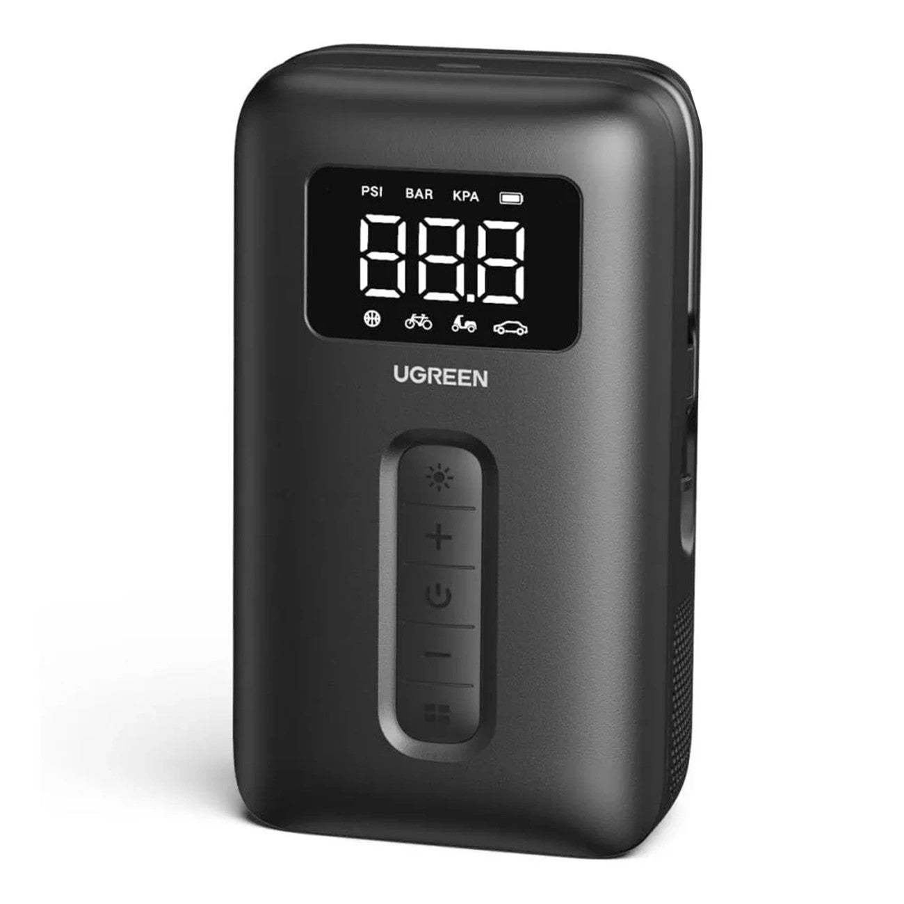 Kaasaskantav pump Ugreen CD259 Portable Tire Inflator (must) — SkyMobile e-pood