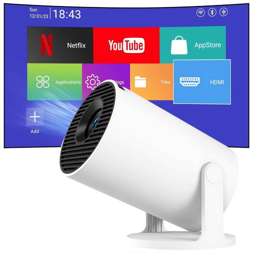 Projektor Reach HY300 Pro+ (valge) — SkyMobile e-pood