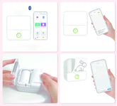 Setty Mini termoprinter Bluetoothiga (valge)