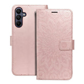 Ümbris kaanega Mezzo Book Samsung Galaxy A15 (mandala/roosa kuld)