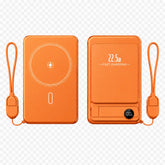 MagSafe akupank iPhone’ile 5000 mAh, 22.5W (oranž)