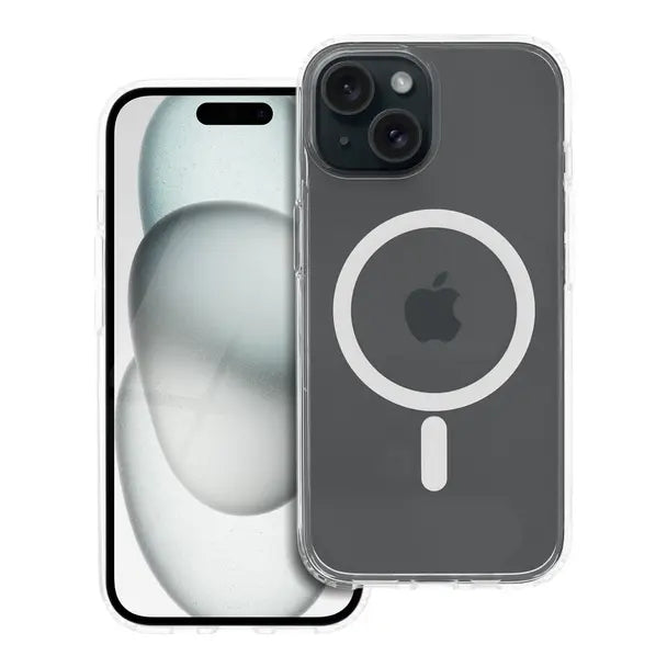 Ümbris Forcell F-Protect Clear Hybrid MagSafe iPhone 15 (läbipaistev)