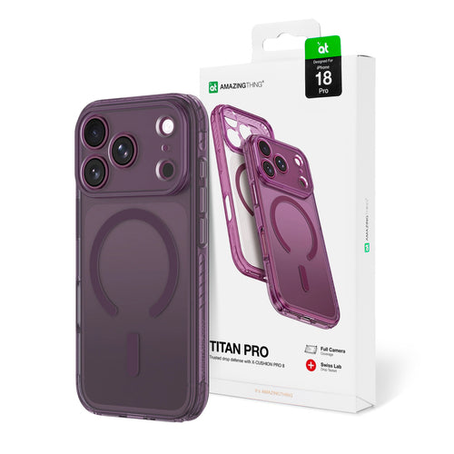 Ümbris AmazingThing Titan Pro Mag Apple iPhone 17 Pro Max / 18 Pro Max (viinamari)
