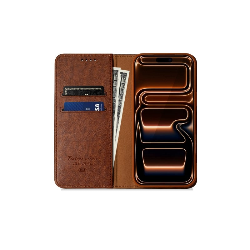 Ümbris kaanega HDD Clasp Wallet Case Samsung A52 / A52s (must)