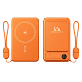 MagSafe akupank iPhone’ile 5000 mAh, 22.5W (oranž)