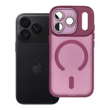 Silicone VARIETE MAG ümbris iPhone 17 Pro / 18 Pro (viinamari)