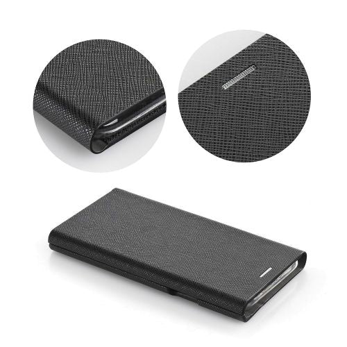 Ümbris kaanega Forcell Bravo Samsung Galaxy S9 (must)