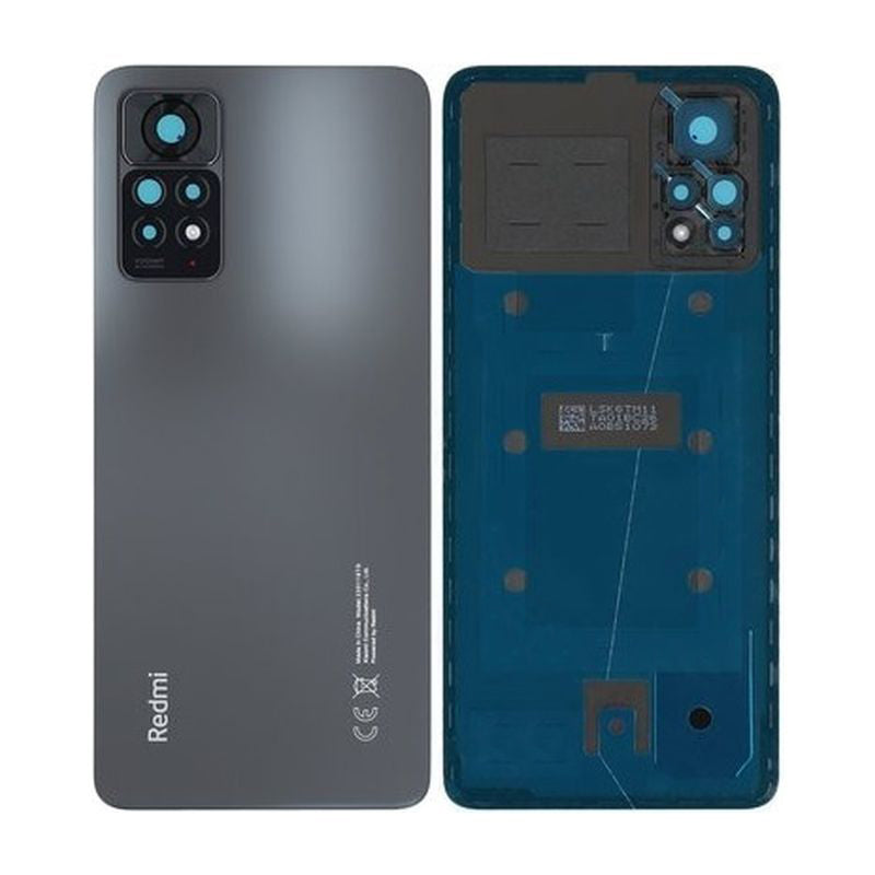 Varuosa Xiaomi Redmi Note 11 Pro tagaklaas Service Pack (Graphite Grey), Redmi logoga