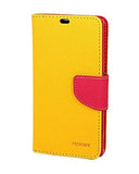 Ümbris kaanega Mercury Sony Xperia Z (kollane/roosa)