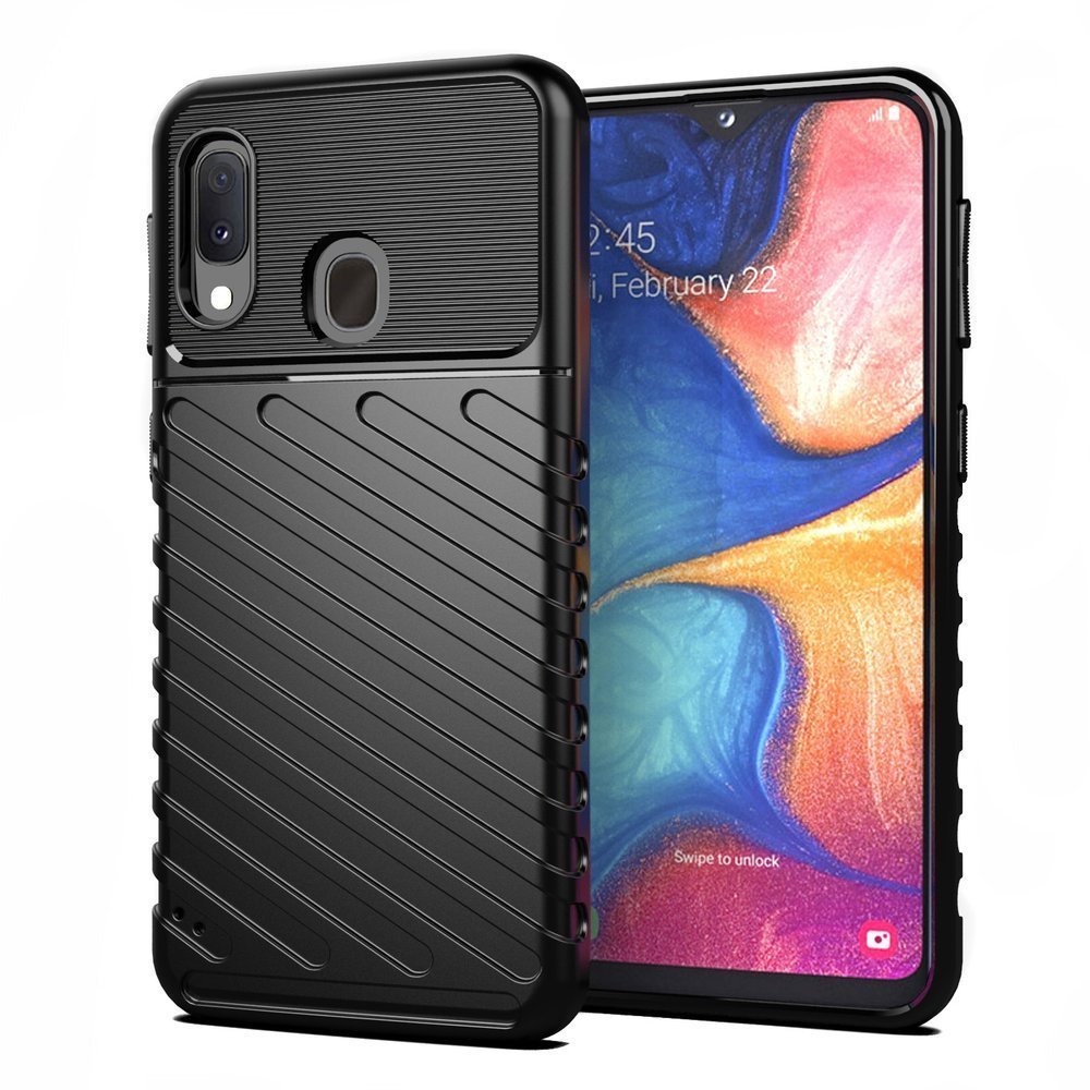 Thunder Rugged Silikoon Ümbris Samsung A202/ Galaxy A20e (must)