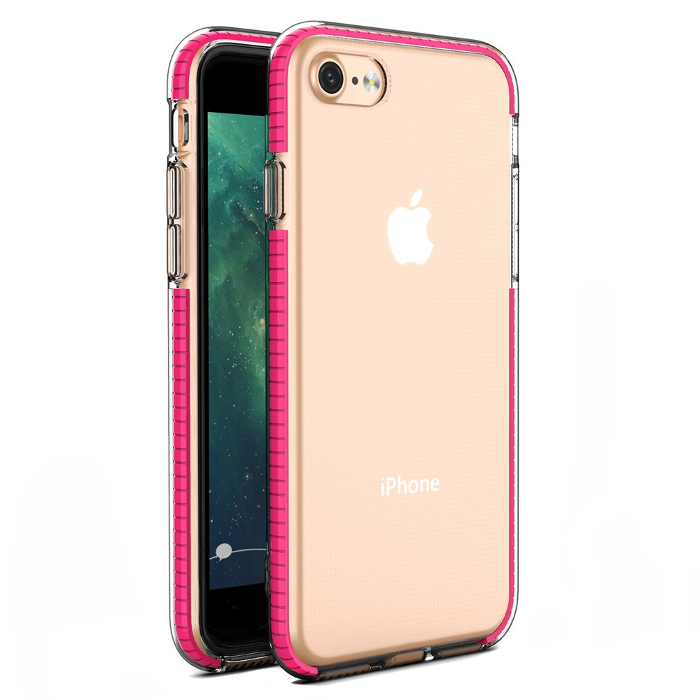 Spring TPU Ümbris Iphone 7/ Iphone 8/ Iphone SE 2020 (heleroosa raam)