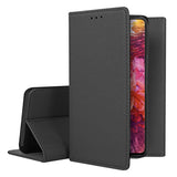 Ümbris kaanega Smart Magnet Huawei P20 Lite (must)