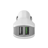 USB adapter autosse 2A, 1A ( 2 sis.)