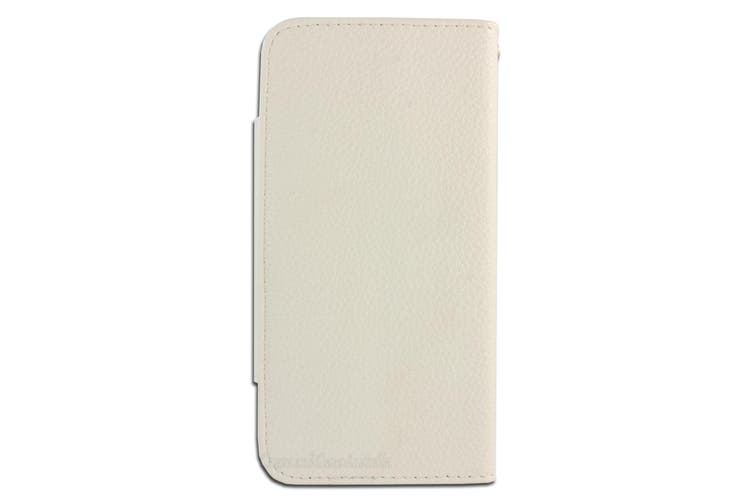 Ümbris kaanega Eco-Nahk Iphone 6 Plus/ Iphone 6s Plus (valge)