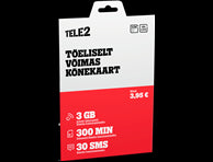 Tõeliselt võimekas kõnekaart Tele2