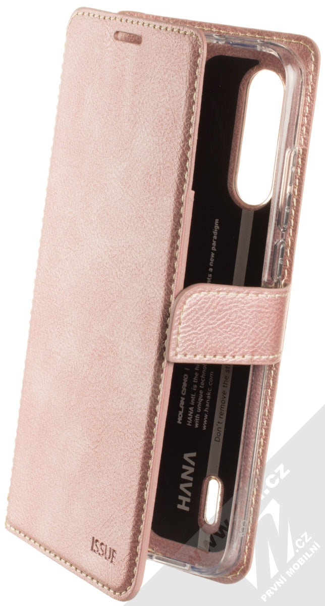 Ümbris kaanega Molancano Issue Diary Huawei P Smart (rose-gold)