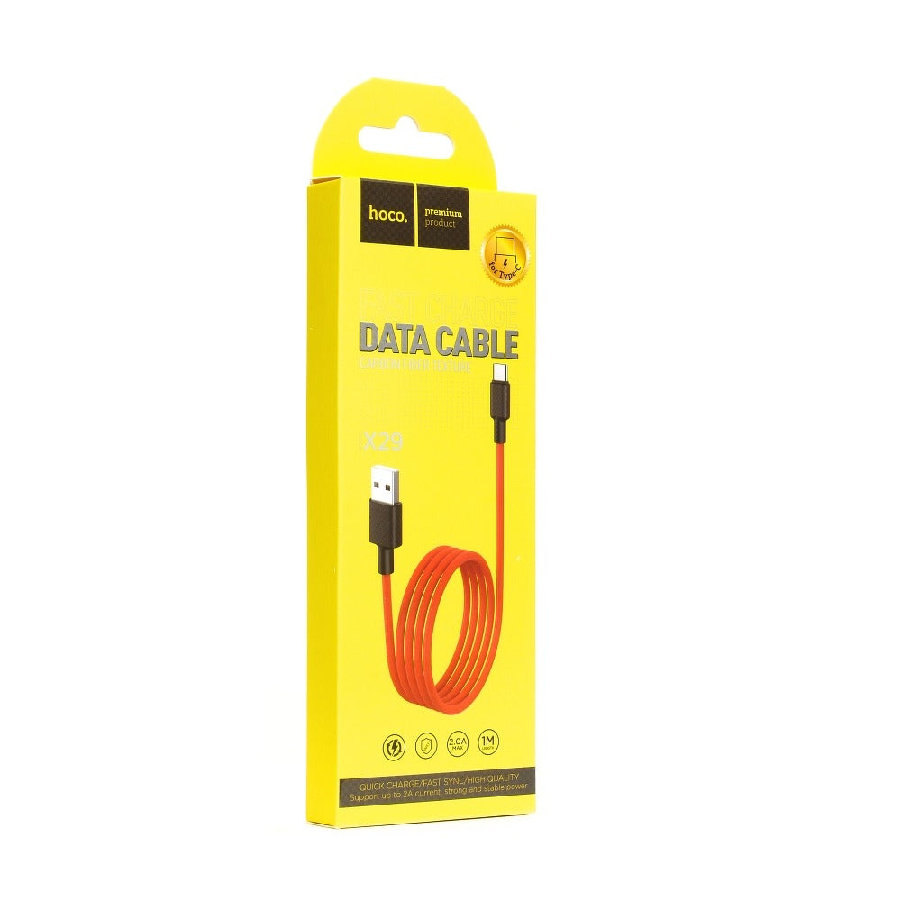 USB juhe Hoco X29 Type-C (1m/ punane)