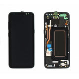 Varuosa LCD ekraan Samsung Galaxy S8/G950 originaal Midnight black (service pack)