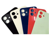 Varuosa iPhone 12 mini tagumine klaas suurema avaga kaamera jaoks (punane)