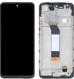 Varuosa Xiaomi Redmi Note 10 5G / Note 10T 5G ekraan raamiga (must)