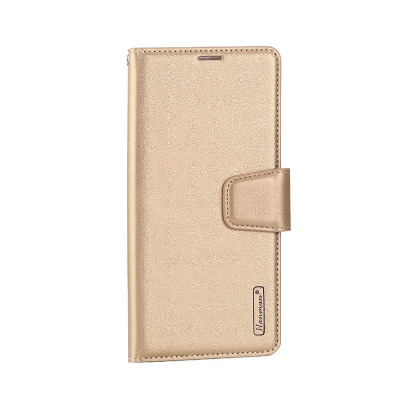 Ümbris kaanega Hanman Diary Iphone XR (kuldne)