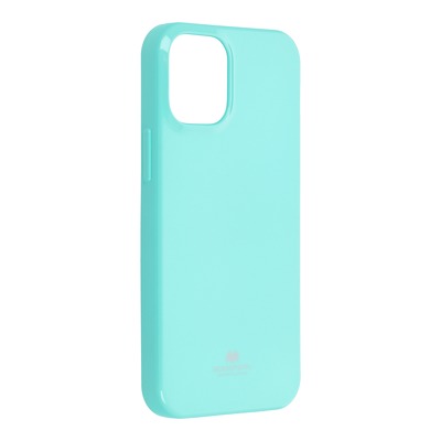 Jelly Color Pearl ümbris iPhone 12 mini (mündiroheline)