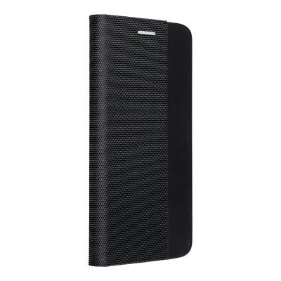 Ümbris kaanega Smart Senso Xiaomi Redmi Note 10 / Note 10s (must)
