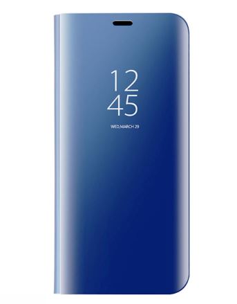 Clear View Standing Cover Huawei P40 lite (sinine)