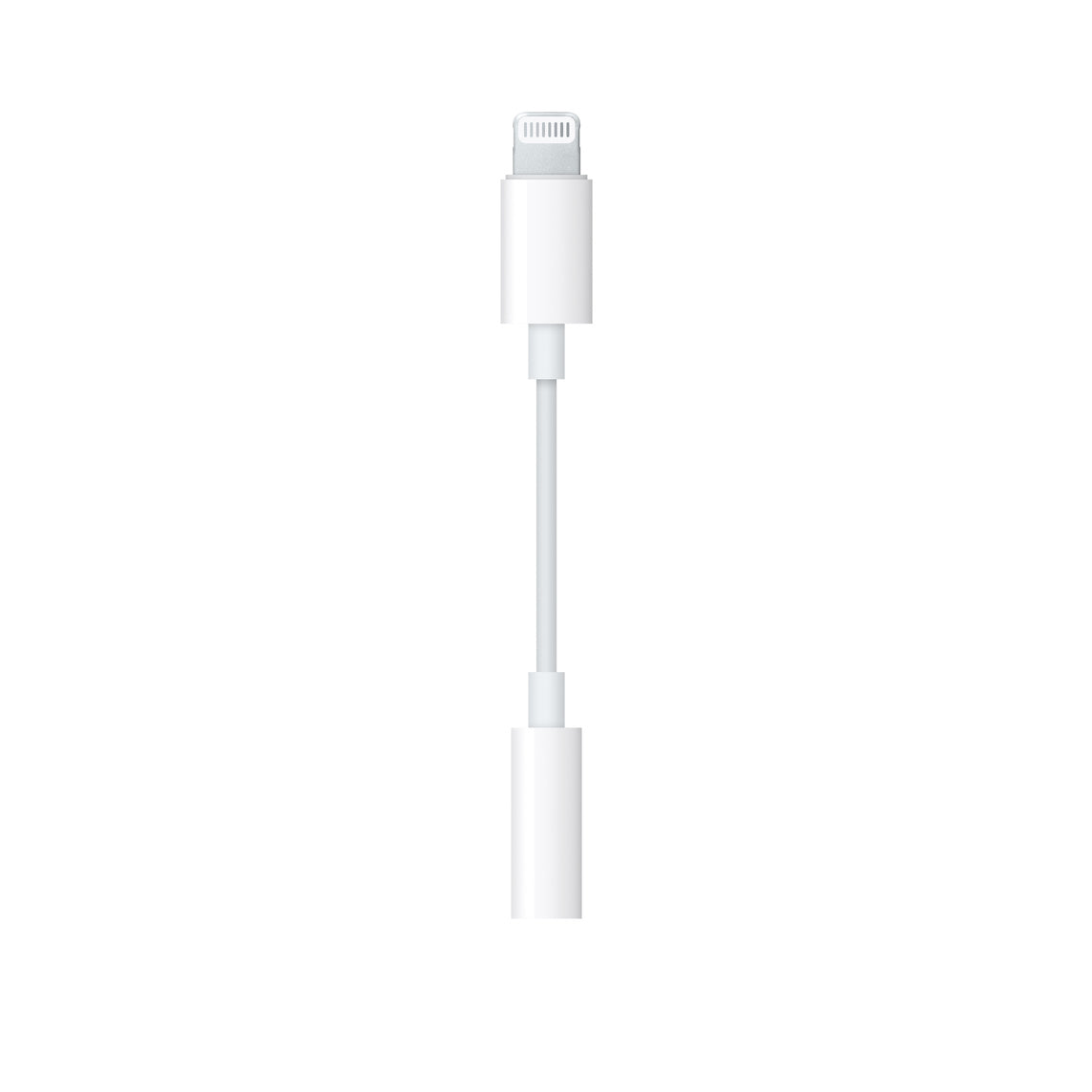 Üleminek ADP18 Kõrvaklappidele Lightning - 3.5mm (valge)