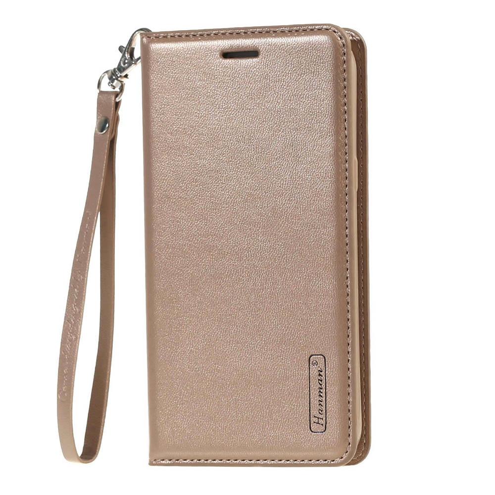Ümbris kaanega Hanman Flip Samsung J7 2016/ Galaxy J710 (kuldne)