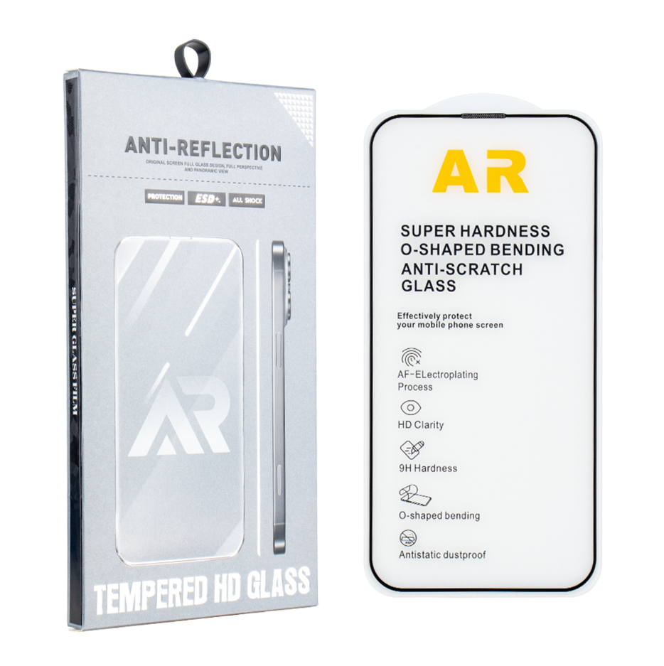 Kaitseklaas Full Glue Anti-reflective iPhone 13/ iPhone 13 Pro/ iPhone 14/ iPhone 16e/ iPhone 17e (m