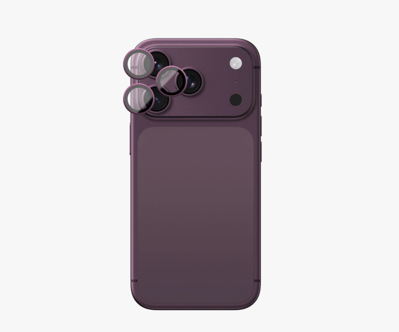 Kaitseklaas AmazingThing Radix tagakaamerale iPhone 18 Pro / 18 Pro Max (viinamari)