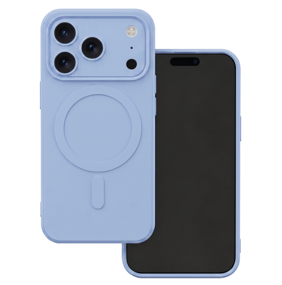 Silikoon Simple Color Mag iPhone 18 Pro Max/ 17 Pro Max (helesinine)