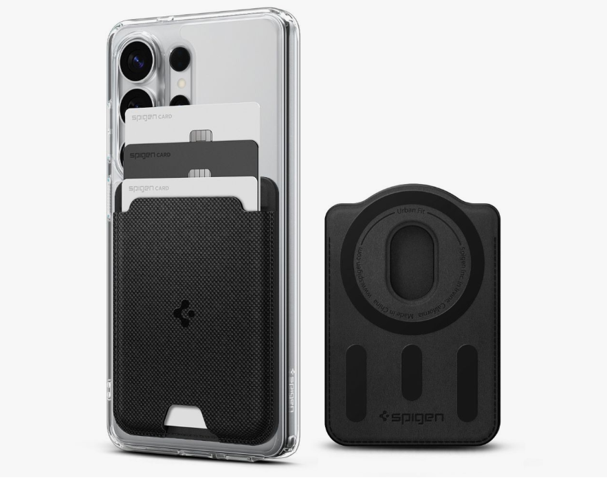 Kaarditasku Spigen Urban Fit MagSafe (must)
