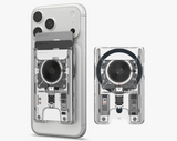 Kaarditasku Spigen Ultra Hybrid Wallet MagSafe Neo One (läbipaistev)
