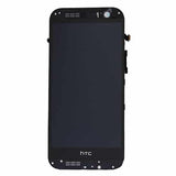 Varuosa HTC ONE M8s ekraan raamiga (must)