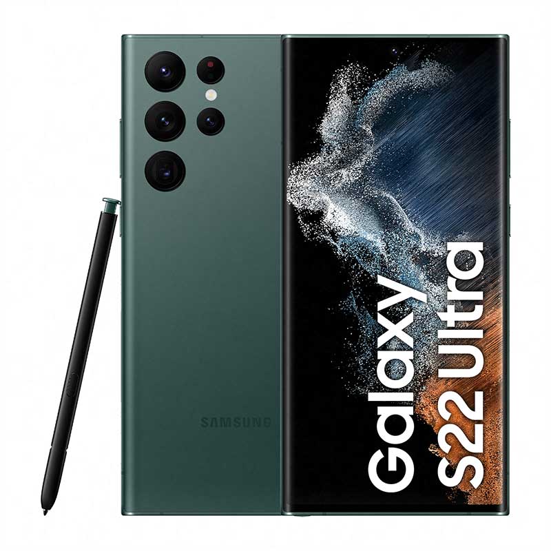 Varuosa Samsung Galaxy S22 Ultra/ S908B tagumine kaas (roheline)
