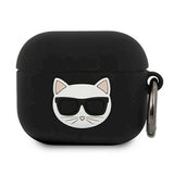 Silikoonümbris Karl Lagerfeld KLACA3SILCHBK AirPods 3 (must)